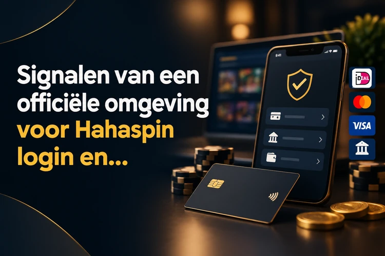 Signalen van een officiële omgeving voor Hahaspin login en Hahaspin app